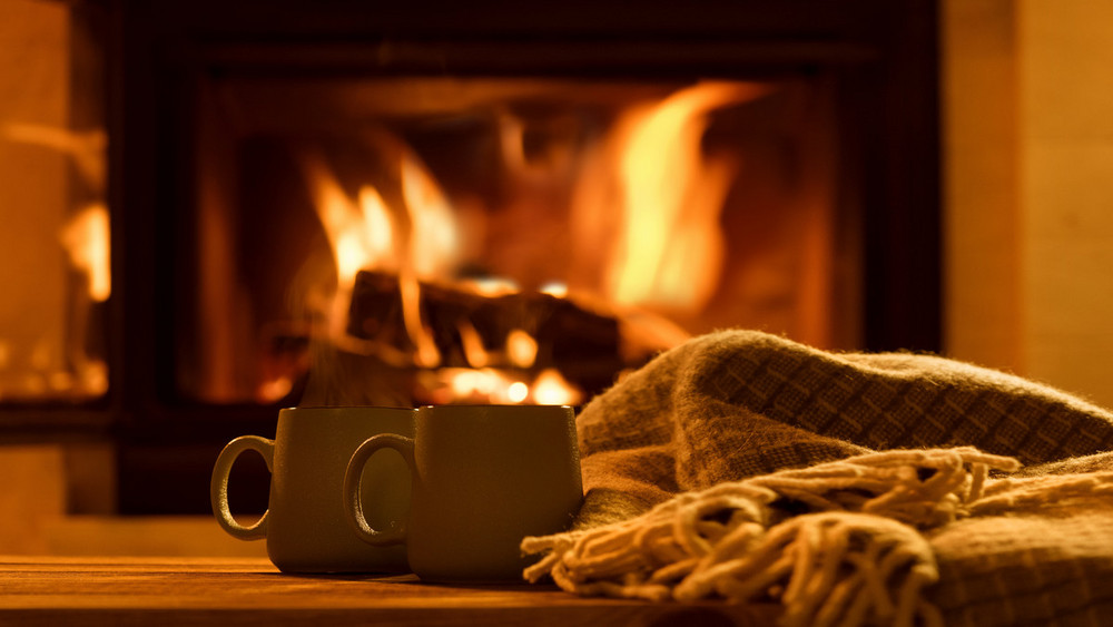 Fireplace.